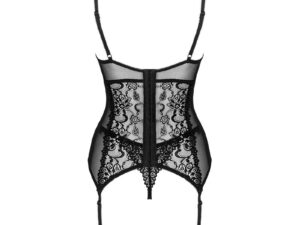 LIVCO CORSETTI FASHION - GIELLANDRA FOR THE SENSES COLLECTION CORSET + PANTY NEGRO - Imagen 4