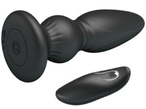 MR PLAY - VIBRADOR POTENTE CONTROL REMOTO ANAL PLUG NEGRO - Imagen 3