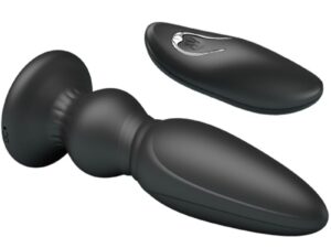 MR PLAY - VIBRADOR POTENTE CONTROL REMOTO ANAL PLUG NEGRO - Imagen 4
