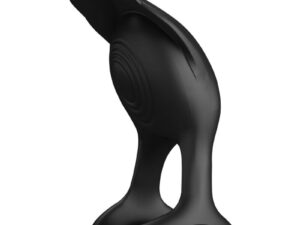 PRETTY LOVE - SILAS ANILLO VIBRADOR 7 VIBRACIONES SILICONA NEGRO - Imagen 2