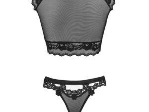 LIVCO CORSETTI FASHION - TIMOSAN LC 90631 SUJETADOR + PANTY NEGRO - Imagen 4