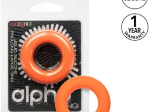 CALEXOTICS - ALPHA ANILLO PROLONG GRANDE NARANJA - Imagen 1