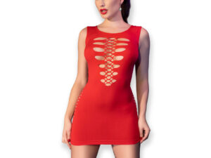 CHILIROSE - CR 4622 VESTIDO ROJO S/M - Imagen 2