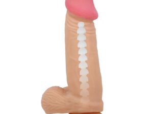 PRETTY LOVE - SLIDING SKIN SERIES DILDO REALÍSTICO CON VENTOSA PIEL DESLIZANTE 19.4 CM - Imagen 5