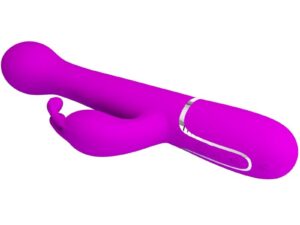 PRETTY LOVE - DEJON VIBRADOR RABBIT 3 EN 1 MULTIFUNCIÓN VIOLETA - Imagen 4