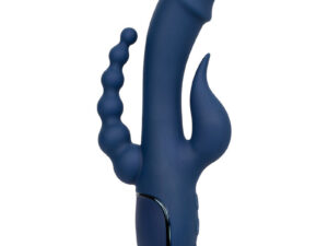 CALEXOTICS - VIBRADOR TRIPLE ORGASM AZUL - Imagen 4