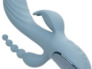 CALEXOTICS - VIBRADOR TRIPLE ÉXTASIS GRIS - Imagen 5