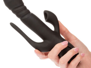 CALEXOTICS - VIBRADOR TRIPLE EUPHORIA NEGRO - Imagen 1