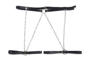 SUBBLIME - ARNÉS FORMA CINTURON CUERO NEGRO TALLA ÚNICA - Imagen 4