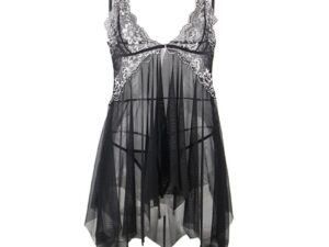 SUBBLIME - BABYDOLL TELA TUL PECHO ENCAJE S/M - Imagen 5