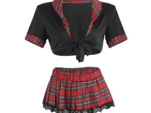 SUBBLIME - DISFRAZ DE COLEGIALA SEXY CON TOP S/M - Imagen 4