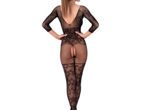 LIVCO CORSETTI FASHION - CELDON BODYSTOCKING CROTCHLESS NEGRO TALLA ÚNICA - Imagen 2