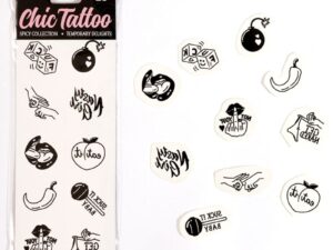 SECRET PLAY - SET DE 10 TATTOOS TEMPORALES SPICY COLLECTION - Imagen 2