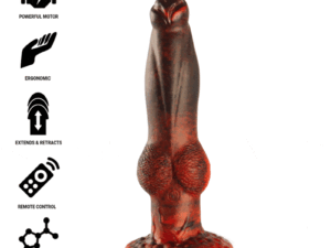 EPIC - PROMETHEUS DILDO TITAN EN LLAMAS RECARGABLE CONTROL REMOTO - Imagen 1