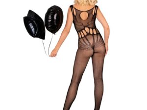 LIVCO CORSETTI FASHION - AMAHIL BODYSTOCKING CROTCHLESS NEGRO TALLA ÚNICA - Imagen 2