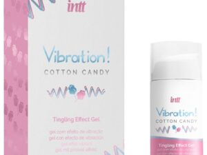 INTT - POTENTE ESTIMULANTE ÍNTIMO GEL VIBRADOR LIQUIDO ALGODÓN DE AZÚCAR 15 ML - Imagen 2