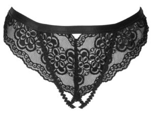 LIVCO CORSETTI FASHION - OKSURIN PANTY CON APERTURA NEGRO - Imagen 3