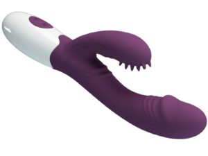 PRETTY LOVE - ANDRE VIBRADOR RABBIT  ESTIMULADOR PUNTO G MORADO - Imagen 5