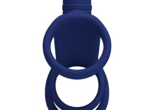PRETTY LOVE - ELISH ANILLO VIBRADOR CON EXTENSIÓN AZUL - Imagen 3