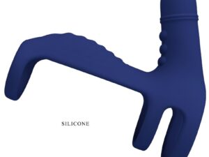 PRETTY LOVE - ELISH ANILLO VIBRADOR CON EXTENSIÓN AZUL - Imagen 5