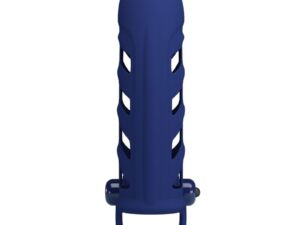 PRETTY LOVE - ALTAF ANILLO VIBRADOR CON FUNDA DE SILICONA AZUL - Imagen 5