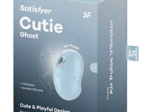 SATISFYER - CUTIE GHOST VIBRADOR LAY-ON AZUL CLARO - Imagen 5