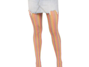 LEG AVENUE - MEDIAS DE CROCHET MULTICOLOR - Imagen 1