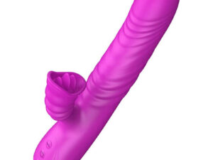 ARMONY - ANGELIA VIBRADOR MULTIFUNCION DOBLE LENGUA EFECTO CALOR VIOLETA - Imagen 1