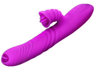 ARMONY - ANGELIA VIBRADOR MULTIFUNCION DOBLE LENGUA EFECTO CALOR VIOLETA - Imagen 2