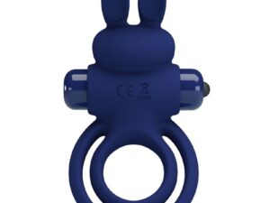 PRETTY LOVE - DAREY DOBLE ANILLO VIBRADOR RABBIT AZUL - Imagen 3