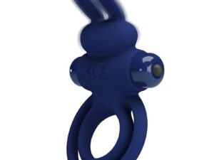 PRETTY LOVE - DAREY DOBLE ANILLO VIBRADOR RABBIT AZUL - Imagen 5