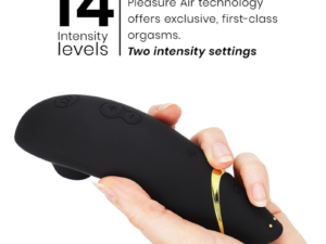WOMANIZER - PREMIUM 2 ESTIMULADOR DE CLÍTORIS NEGRO - Imagen 5