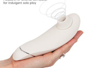 WOMANIZER - PREMIUM 2 ESTIMULADOR DE CLÍTORIS GRIS - Imagen 3