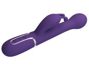 PRETTY LOVE - DEJON VIBRADOR RABBIT 3 EN 1 MULTIFUNCIÓN MORADO - Imagen 4