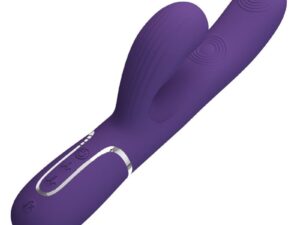 PRETTY LOVE - PERLITA VIBRADOR PUNTO G 3 EN 1 MULTIFUNCIÓN MORADO - Imagen 4