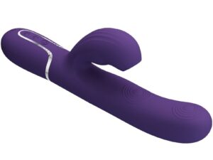 PRETTY LOVE - PERLITA VIBRADOR PUNTO G 3 EN 1 MULTIFUNCIÓN MORADO - Imagen 5
