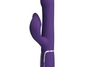 PRETTY LOVE - ZALIN VIBRADOR RABBIT PERLAS 4 EN 1 MORADO - Imagen 2