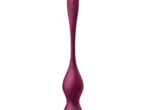 SATISFYER - LOVE BIRDS VARY BOLAS VIBRADORES APP GRATUITA ROJO VINO - Imagen 2