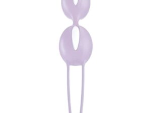 FUN FACTORY - SMARTBALLS DUO BOLAS PELVICAS BLANCO / LILA PASTEL - Imagen 2