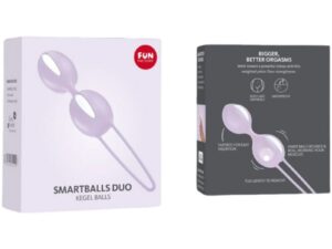 FUN FACTORY - SMARTBALLS DUO BOLAS PELVICAS BLANCO / LILA PASTEL - Imagen 4