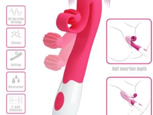 ROMANCE - VIBRADOR Y ESTIMULADOR 30 VELOCIDADES ROSA - Imagen 5