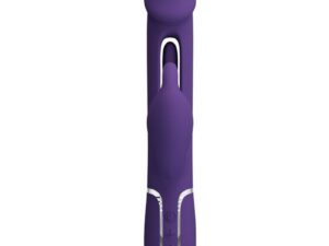 PRETTY LOVE - KAMPAS VIBRADOR RABBIT 3 EN 1 MULTIFUNCIÓN CON LENGUA VIOLETA - Imagen 3