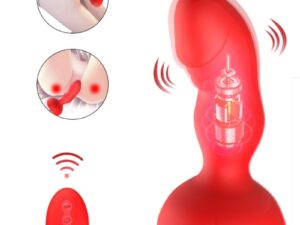 ARMONY - EXTREME A BLOOM ROSA VIBRADOR  PLUG ANAL CONTROL REMOTO ROJO - Imagen 3