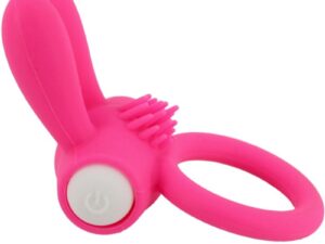 ARMONY - MR BUNNY ANILLO VIBRADOR SILICONA PINK - Imagen 4