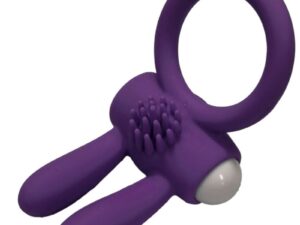 ARMONY - MR BUNNY ANILLO VIBRADOR SILICONA PURPLE - Imagen 5