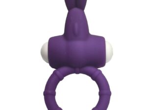 ARMONY - MS BUNNY ANILLO VIBRADOR SILICONA MORADO - Imagen 3