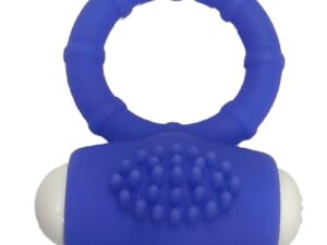 ARMONY - POWER O ANILLO VIBRADOR SILICONA AZUL - Imagen 5