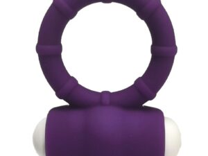 ARMONY - POWER O ANILLO VIBRADOR SILICONA MORADO - Imagen 4