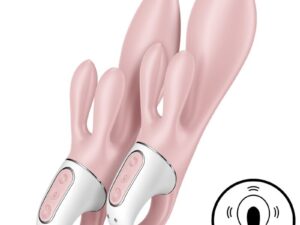 SATISFYER - AIR PUMP BUNNY 3 INFLABLE VIBRADOR RABBIT ROSA - Imagen 1