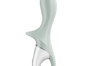 SATISFYER - AIR PUMP BOOTY 3 VIBRADOR ANAL INFLABLE VERDE GRIS - Imagen 3